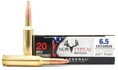 Federal Non Typical Whitetail 6.5 Creedmoor 140gr SP Ammo - 20 Rounds