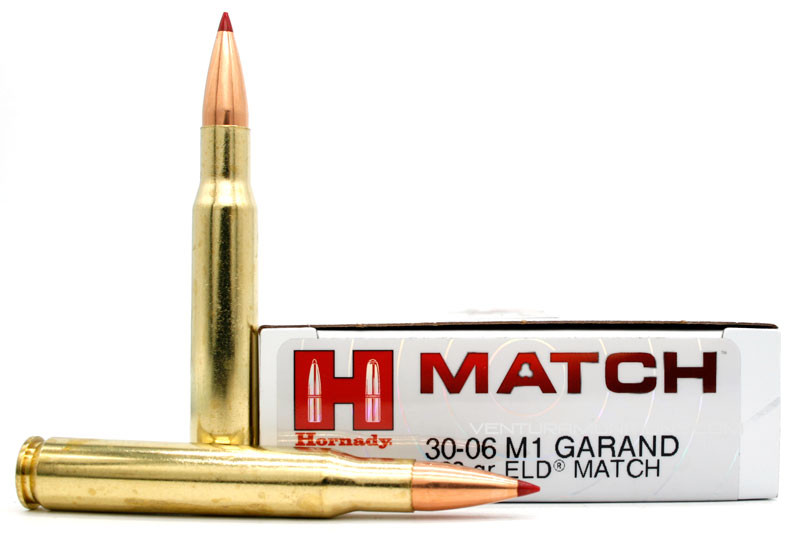 Hornady Vintage Match 30 06 Springfield 168gr M1 Garand Eld Ammo Rounds Ventura Munitions