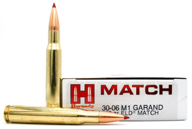 Hornady Vintage Match 30-06 Springfield 168gr (M1 Garand) ELD Ammo - 20 Rounds