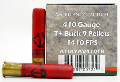 American Tactical 410ga 2.5" Lead T Buck 9 Pellet Ammo - 25 Rounds