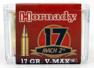 Hornady Varmint Express 17 Mach2 17gr V-Max Ammo - 50 Rounds 