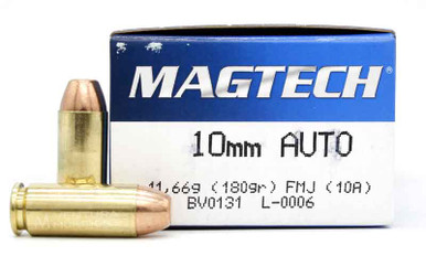 Magtech 10mm 180gr FMJ Ammo - 50 Rounds
