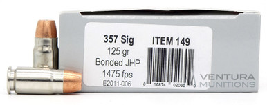 Underwood 357 Sig 125gr Bonded JHP Ammo - 20 Rounds