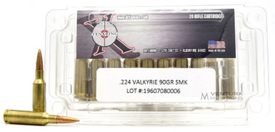 Ten Ring 224 Valkyrie 90gr SMK Ammo - 20 Rounds
