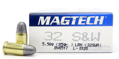 Magtech 32 S&W 85gr LRN Ammo - 50 Rounds