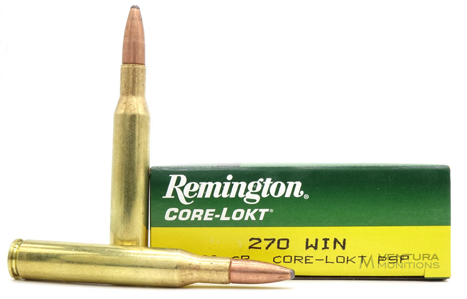 Den sandsynlige jage Kænguru Remington Core-Lokt 270 Win 130gr PSP Ammo - 20 Rounds - Ventura Munitions