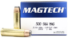 Magtech 500 S&W 400gr SJSP Ammo - 20 Rounds