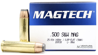 Magtech 500 S&W 400gr SJSP Ammo - 20 Rounds
