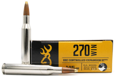Browning BXC 270 145gr Controlled Expansion Ammo - 20 Rounds