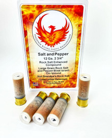 Phoenix Rising 12ga 2.75" Rock Salt & Pepper Ammo - 5 Rounds