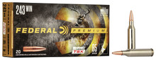 Federal Premium 243 Win 85gr TSX Ammo - 20 Rounds