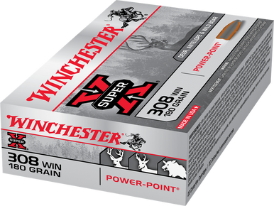 Winchester Super-X 308 Win 180gr Power-Point Ammo - 20 Rounds