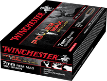 Winchester Power Max Bonded 7mm Rem Mag 150gr REPHP Ammo - 20 Rounds