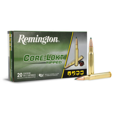 Remington Core-Lokt Tipped 30-06 Springfield 165gr Tipped Ammo - 20 Rounds