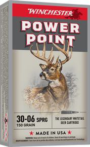 Winchester 30-06 Springfield 150gr Power-Point Ammo - 20 Rounds