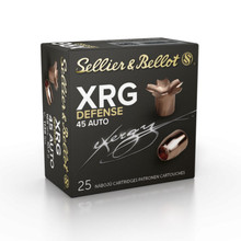 Sellier & Bellot XRG Defense 45 ACP 165gr SCHP Ammo - 25 Rounds