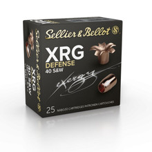 Sellier & Bellot XRG Defense 40 S&W 130gr SCHP Ammo - 25 Rounds