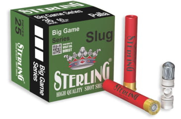 Sterling Big Game 410ga 2.5" 1/4oz Rifled Slug Ammo - 25 Rounds