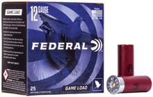 Federal Game Load 12ga 2.75" 1oz #7.5 Lead Shot Ammo - 25 Rounds
