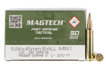 Magtech M193 5.56 NATO 55gr FMJ Ammo - 50 Rounds