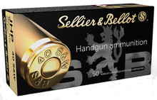 Sellier & Bellot 40 S&W 180gr JHP Ammo - 50 Rounds