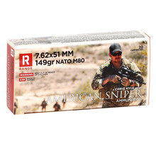 American Sniper 7.62x51 M80 149gr FMJ Ammo - 20 Rounds