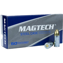 Magtech 9mm 115gr FMJ Steel Cased Ammo - 50 Rounds
