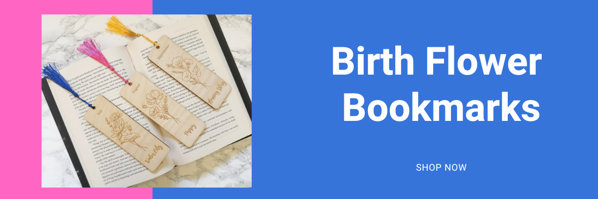 Birth flower bookmarks