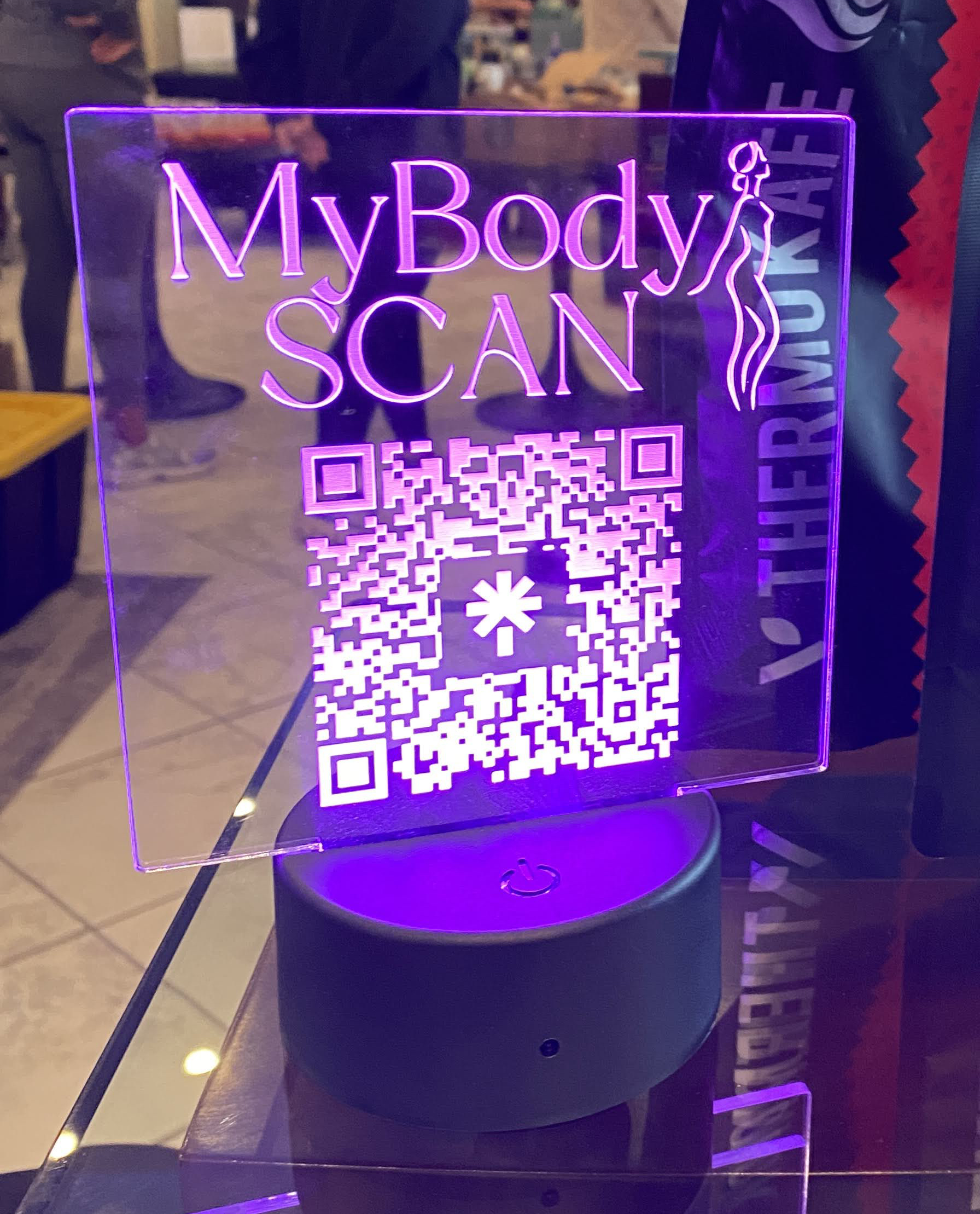 Personalized business LED QR code sign Personalized business LED QR code sign