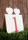 Double apple table number