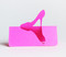 High heel place card - back view