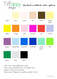 Standard color chart
