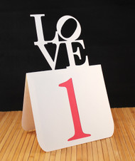 Love table number