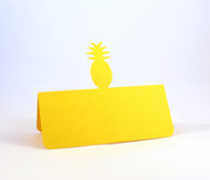 Pineapple place card - shown in yellow