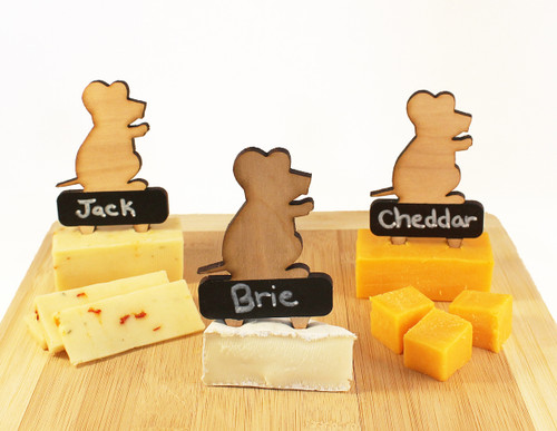 Writeable mice cheese markers