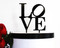 Love philly cake topper - shown in black acrylic