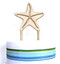 Starfish cake topper