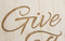 Thanksgiving turkey wood trivet - close up engraving