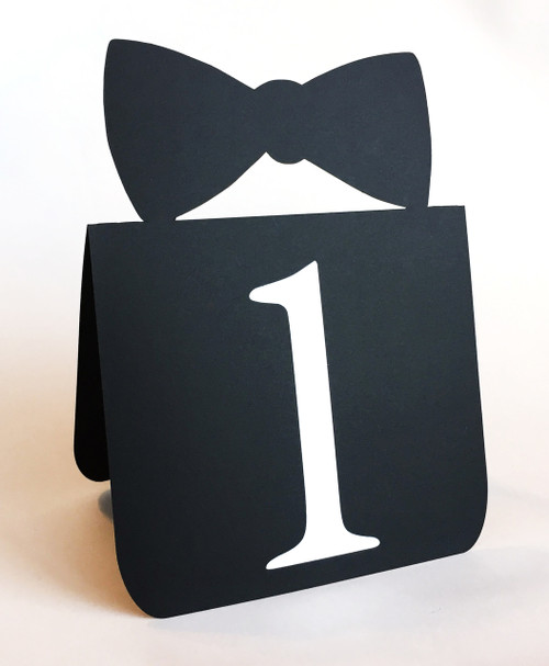 Bow tie table number