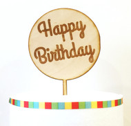Happy Birthday cake topper