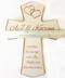 Personalized wedding cross