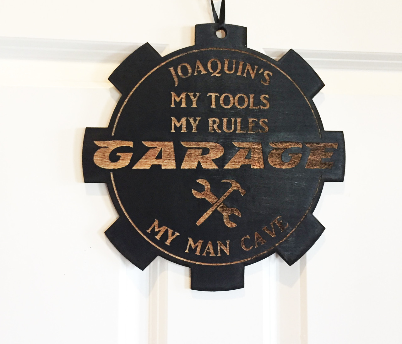 Personalized Garage Sign