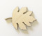Wood leaf engraved place card - Back