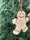Side view Baby's First Christmas personalized Ornament