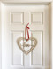 Valentine's Love Wood Heart Door Sign