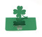 Shamrock place card  - back view