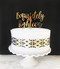 Exquisitely Eighteen Cake Topper - shown in gold mirror acrylic