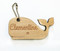Personalized Whale Diaper Bag Tag