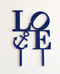 Love Anchor Philly Cake Topper