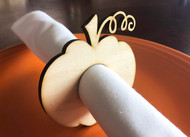 Pumpkin Wood Napkin Ring